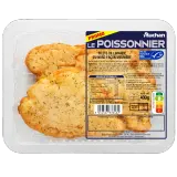 AUCHAN LE POISSONNIER Filets de limande du Nord façon meunière