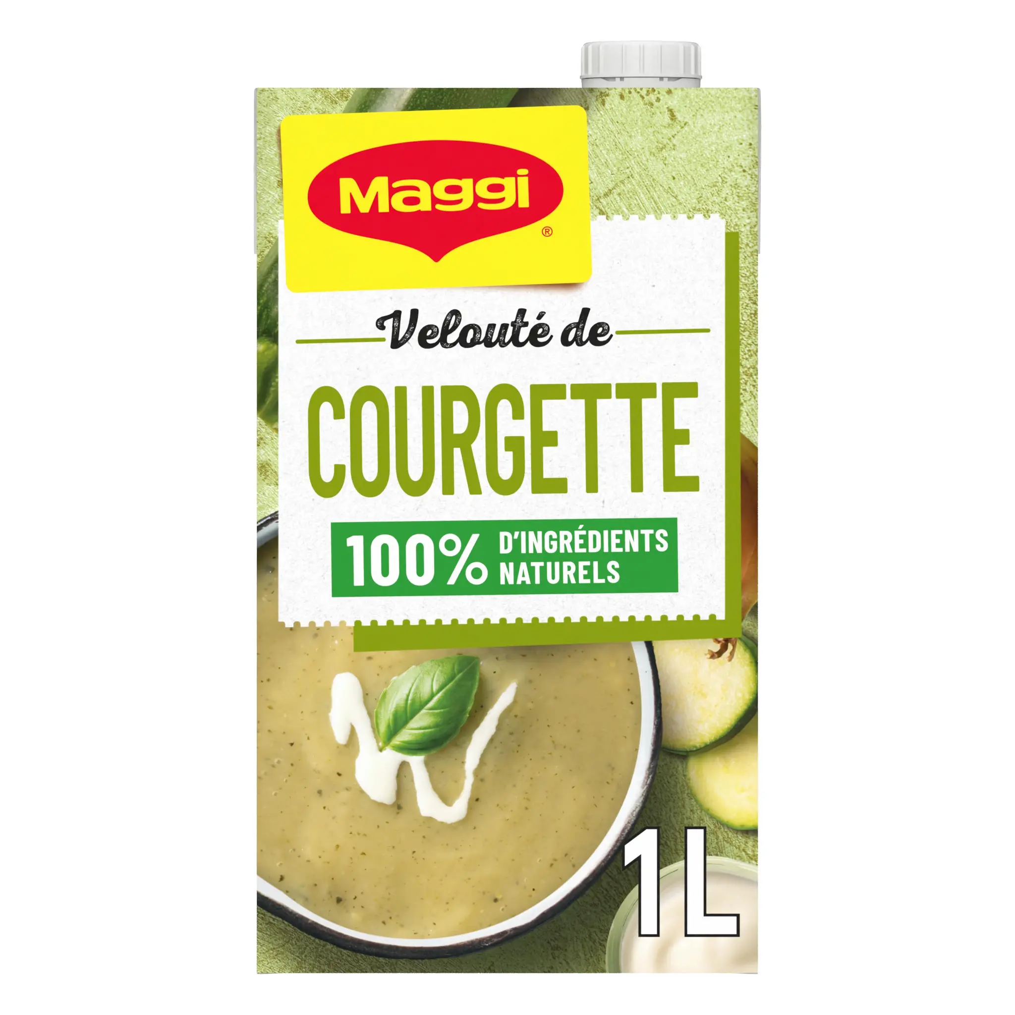 MAGGI Soupe veloutée liquide brique à la courgette