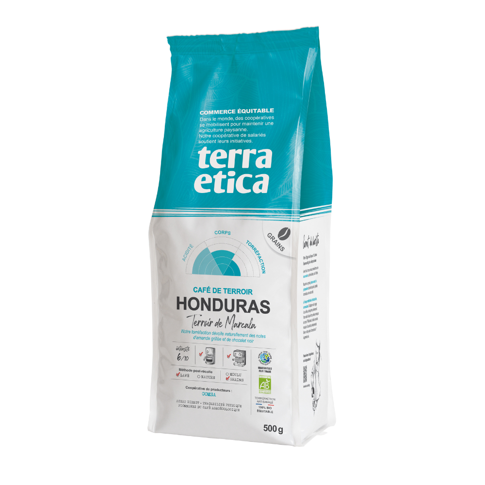 Café Honduras en grains bio et équitable