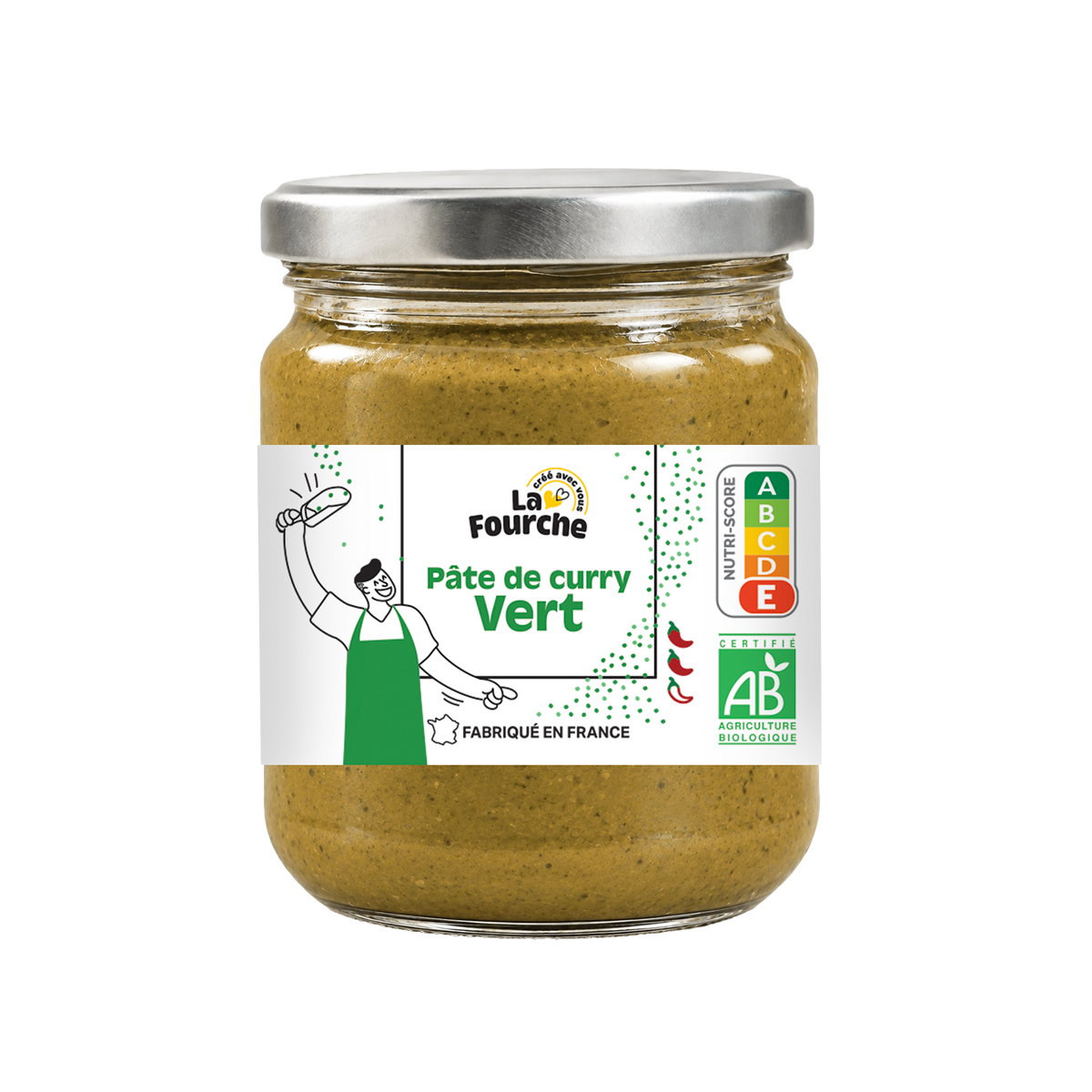 Pâte de curry vert bio