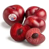 Lot de 4 prunes rouge forme coeur "lovita" (gros calibre), France