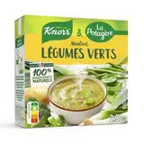 Knorr & La Potagère Soupe Mouliné de Légumes Verts - Soupe liquide en brique individuelle, 2x30cl