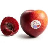 Prune rouge forme coeur "lovita" (calibre moyen), France