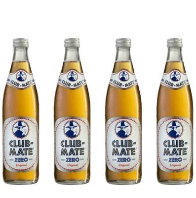 Lot de 4 Club Maté Zéro (4 x 50 cl)