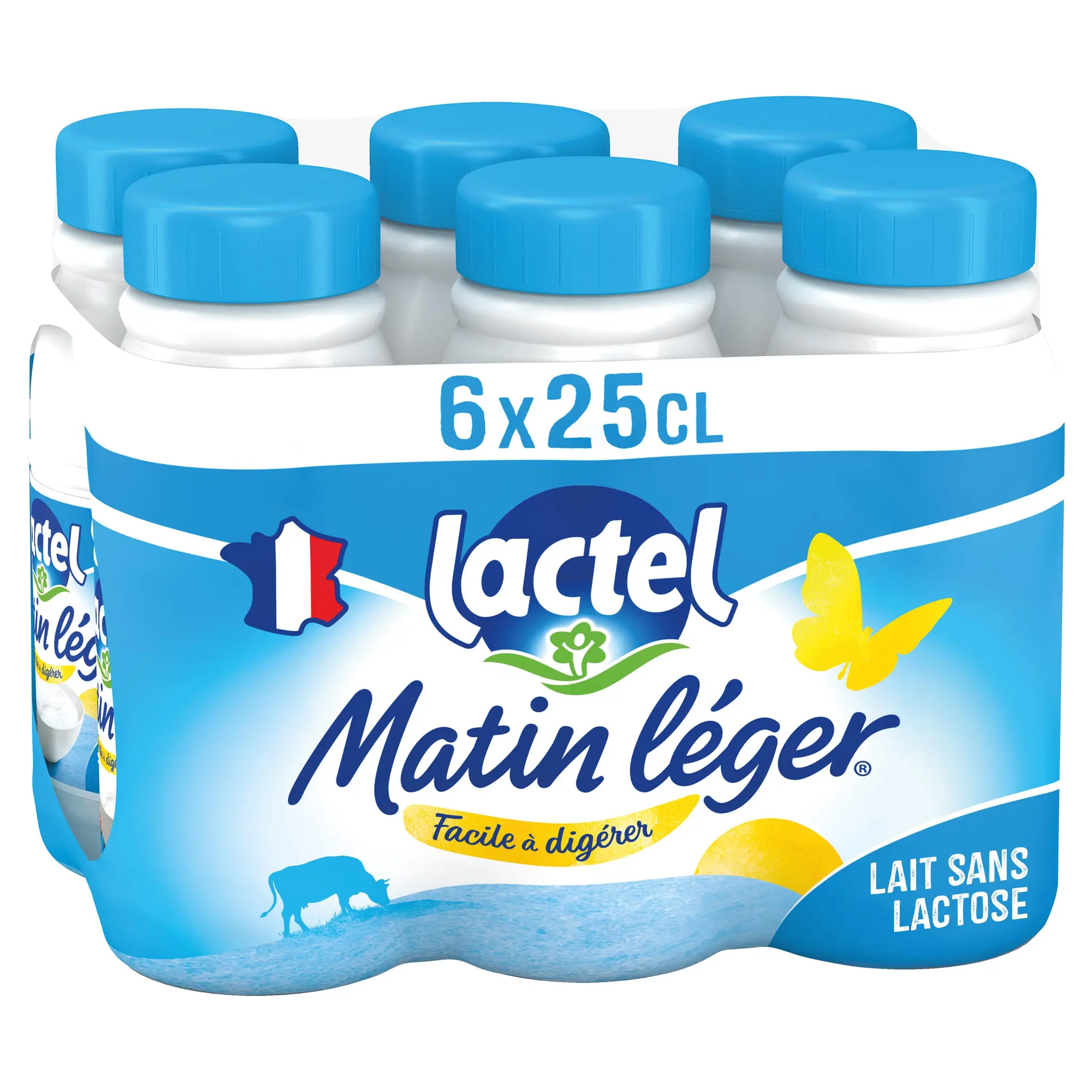 LACTEL Matin léger Lait facile à digérer sans lactose
