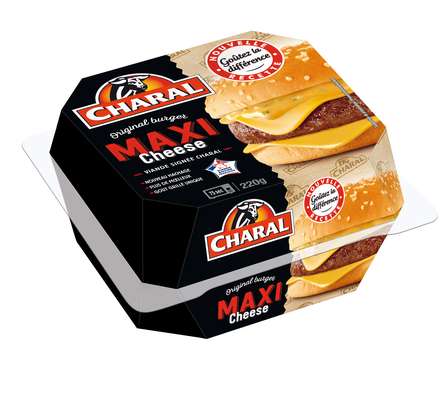 Maxi cheeseburger, Charal (220 g) LOT DE 3