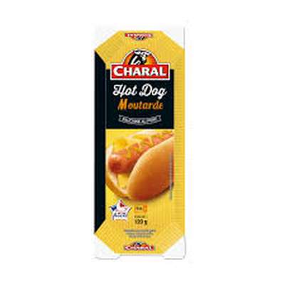 Hot dog moutarde, Charal (120 g) LOT DE 3