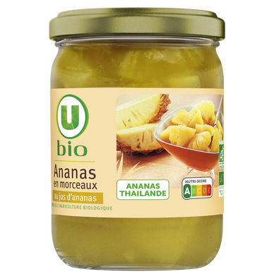Ananas en morceaux au jus d'ananas, 245g