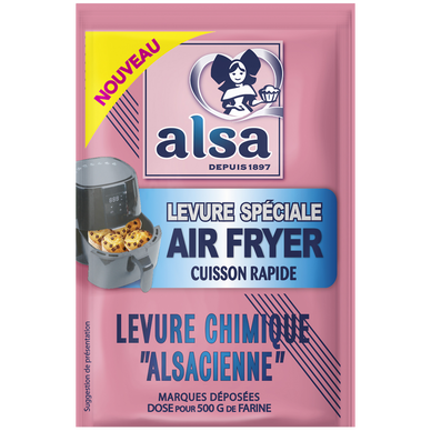 Levure chimique Alsacienne spécial air fryer ALSA 55g