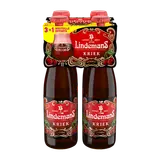 Bière LINDEMANS Kriek 3,5° bouteille 4x25cl 3+1 offerte