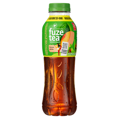 FUZE TEA saveur pêche, avec sucre et édulcorant bouteille PET 50cl