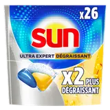 Capsules SUN Ultime Expert Dégraissant x26