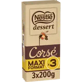 Chocolat noir corsé pâtissier NESTLE DESSERT - 3 tablettes de 200g