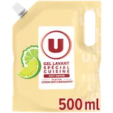 Gel lavant mains citron & bergamote U recharge 500mL