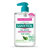 Gel désinfectant mains SANYTOL Thé vert action renforcée 250mL