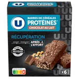 Barres céréales protéinées chocolat, x6, 192g