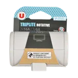 Fiche triplite plastique recyclé 2x16A+1x6A
