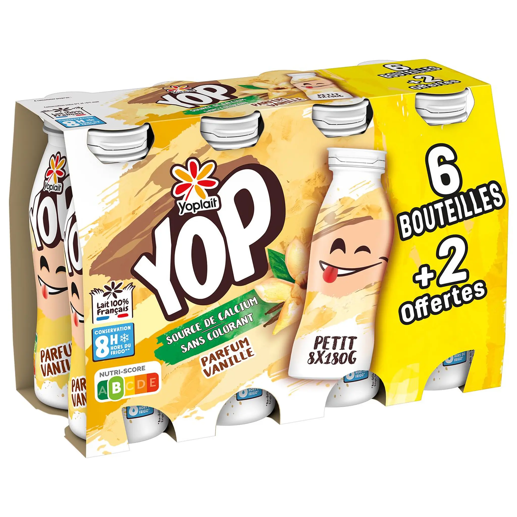 PTIT YOP Yaourt à boire à la vanille