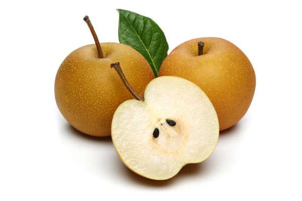 Lot de 3 Nashi ou "Pomme Poire" (petit calibre), France