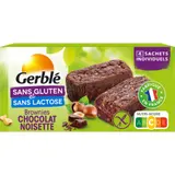 Brownie  chocolat noisette sans gluten GERBLE
