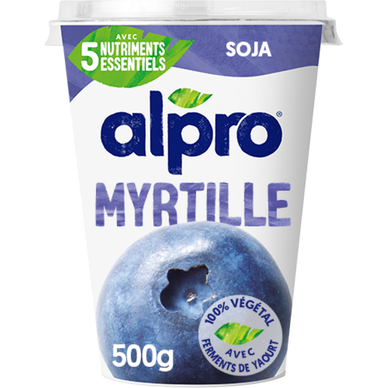 Dessert végétal Soja Myrtille ALPRO - 500g