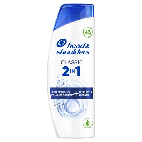 Head & Shoulders classic 2en1 Shampoing antipelliculaire 300ml