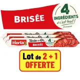 HERTA Tarte en or pâte brisée