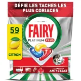 FAIRY Platinum Plus tablettes lave-vaisselle citron