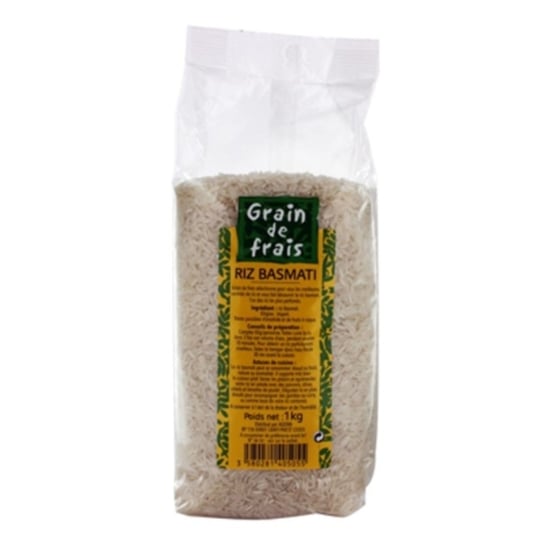 Riz Basmati - Grain De Frais - Paquet 1kg GRAIN DE FRAIS