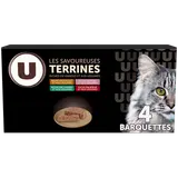 Sachets fraîcheur pour chat Les savoureuses terrines riche en viandes&légumes - 4x100g
