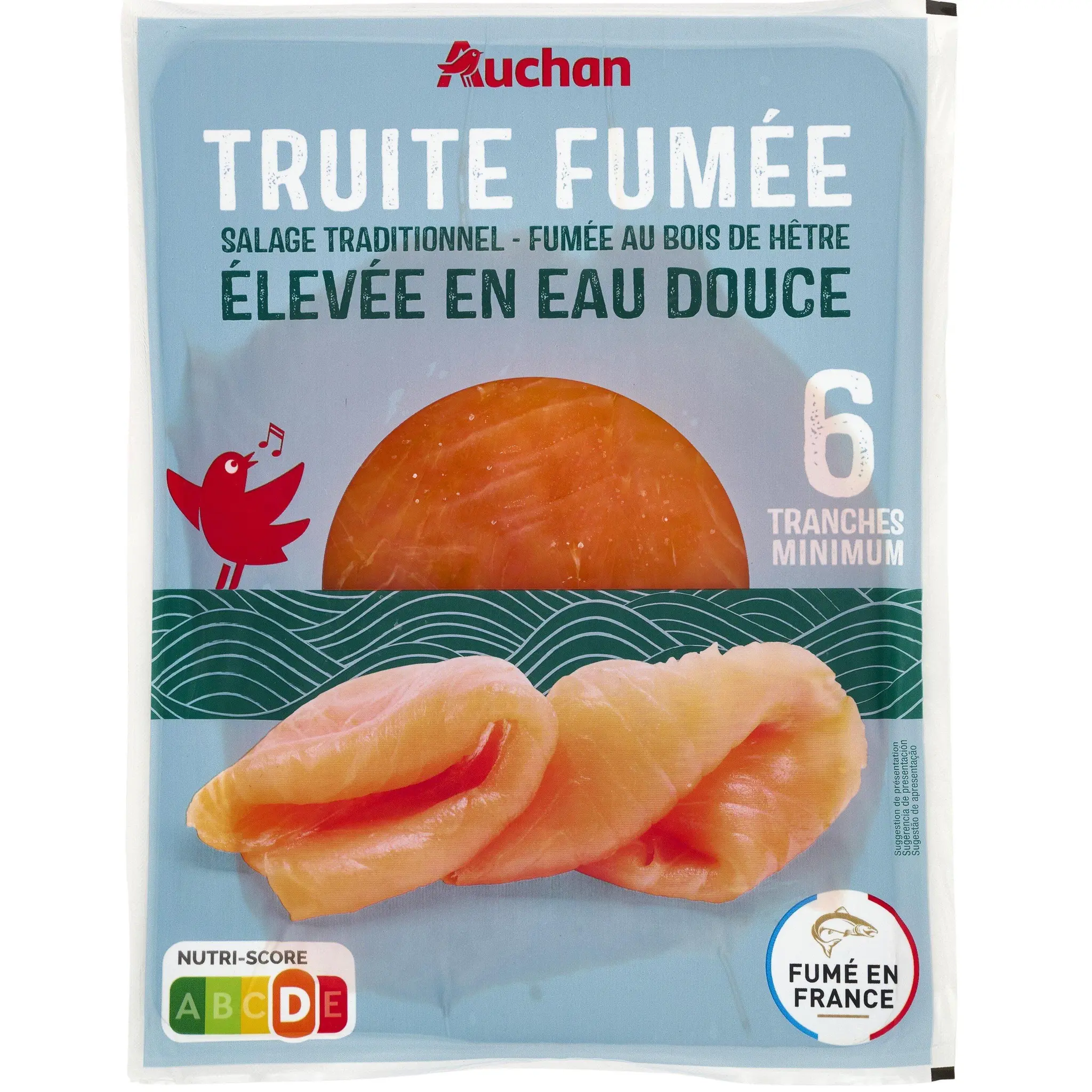 AUCHAN Truite fumée