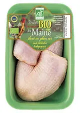 Cuisses de poulet, Bio du Maine x2 (650 g - 700 g)