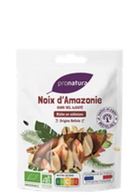 Noix d'Amazonie de Bolivie BIO, Pronatura (125 g)