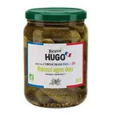 Cornichons français Malossol aigres-doux BIO, Bravo Hugo (770 g)