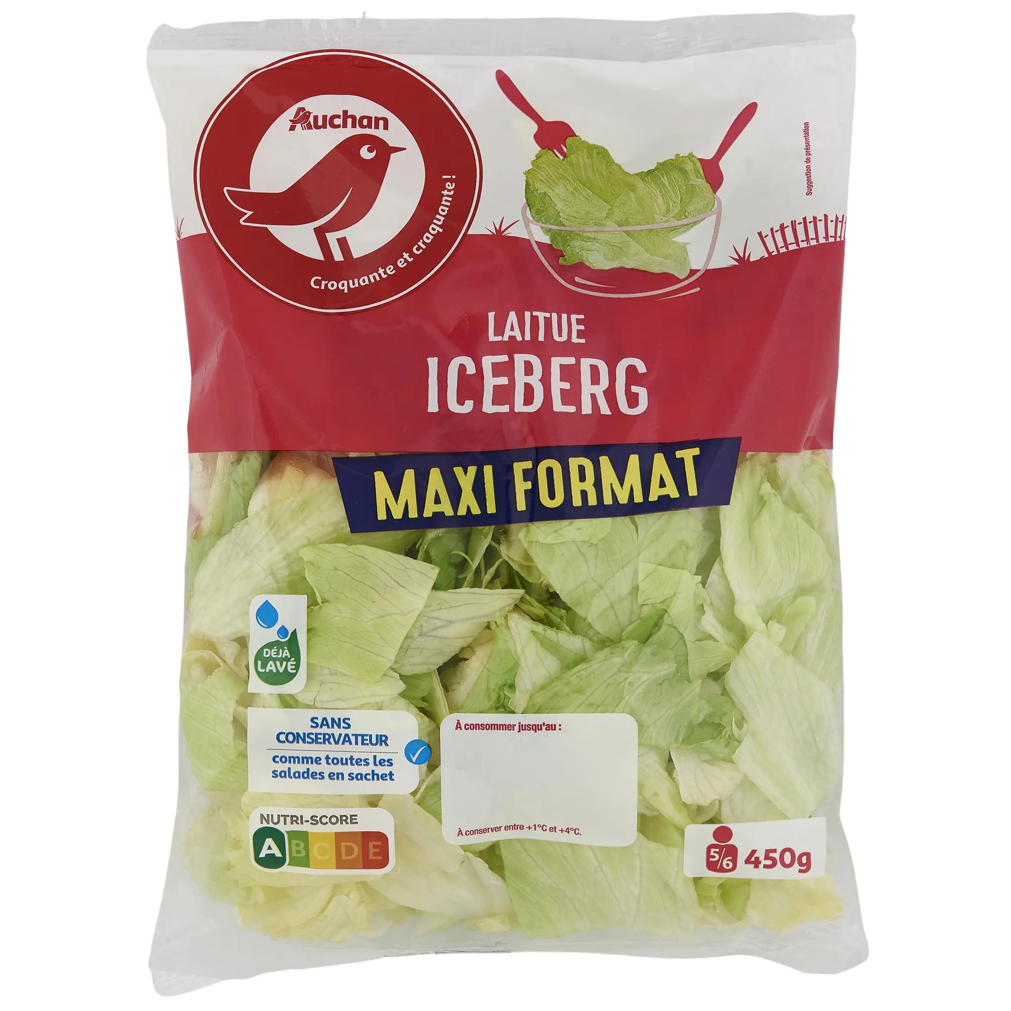 AUCHAN Laitue iceberg