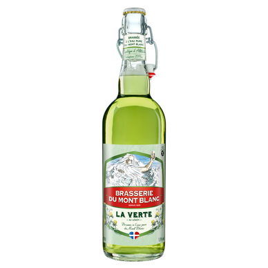 Bière au génépi La Verte MONT BLANC, 5,9°, bouteille de 75cl