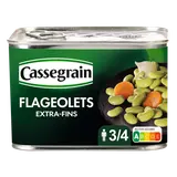 Flageolets verts extra fins CASSEGRAIN - Boîte 465g