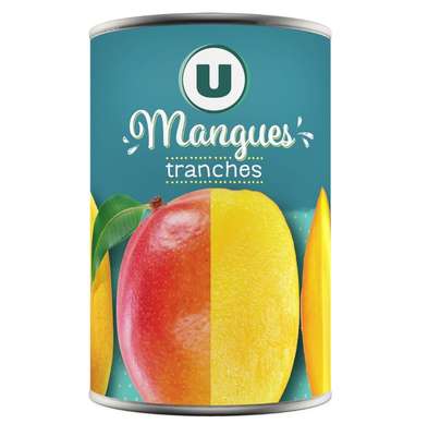 Mangues en tranches, U (235 g)