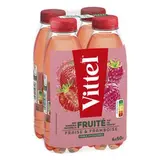 Eau aromatisée fraise framboise, Vittel  (4 x 50 cl)
