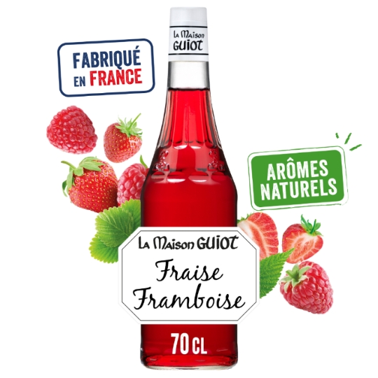 Sirop Fraise Framboise LA MAISON GUIOT