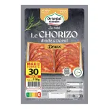 ORIENTAL VIANDES Chorizo bœuf dinde doux halal
