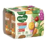 Pots salés 2 printanières de légumes jambon, 1 épinard semoule merlu blanc, 1 panais de dinde - dès 6 mois, Blédina (4 x 200 g)