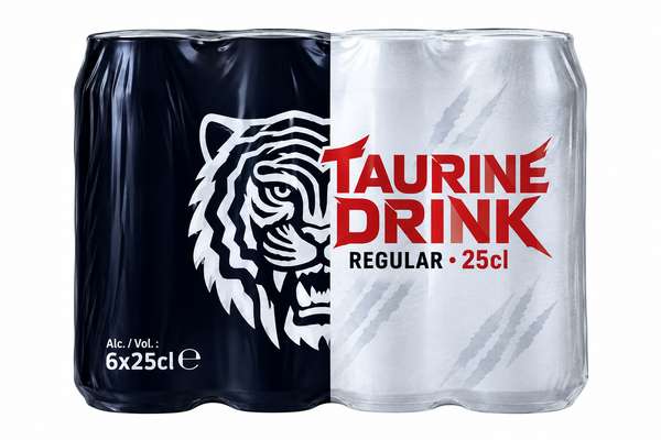 Boisson énergisante wild can slim, Taurine Drink   (6 x 25 cl)