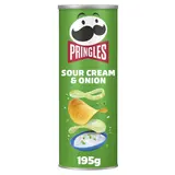 Chips Tuiles Crème et Oignon PRINGLES - Boîte de 195g