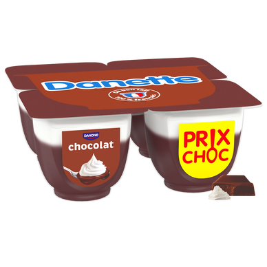 Liégeois chocolat DANETTE - 4x100g