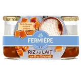 Riz au lait sur lit au caramel LA FERMIERE - 2 pots de 160g