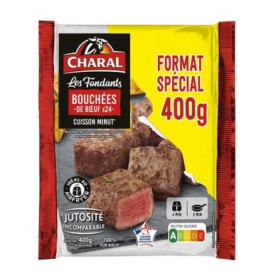 Bouchées de boeuf Charal 400g origine France