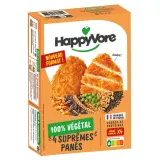 HAPPYVORE Suprêmes panés végétaux gourmands
