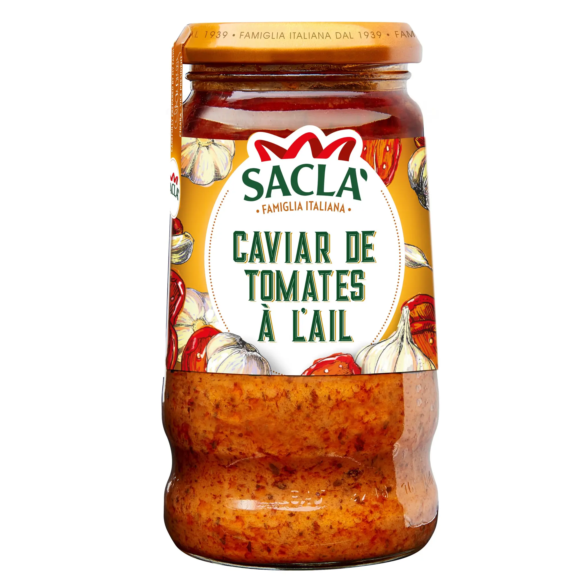 SACLA Sauce caviar de tomates à l'ail