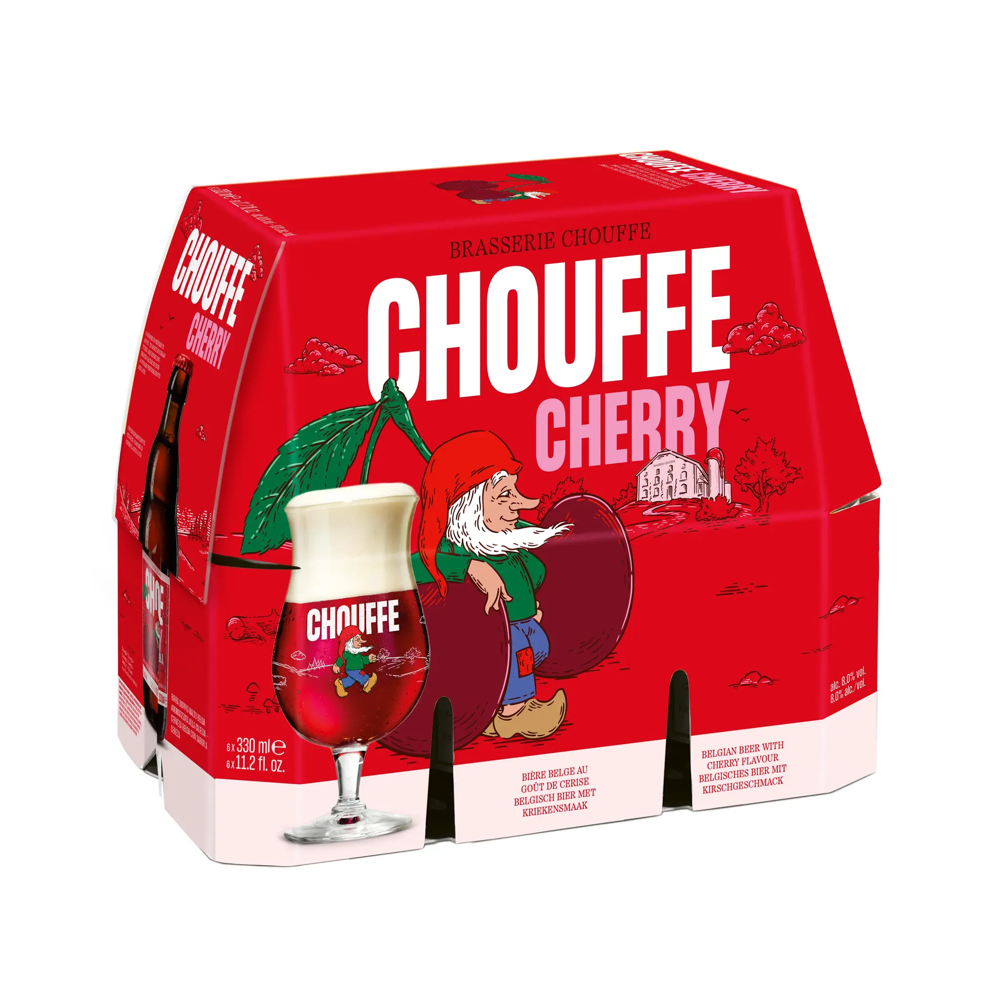 CHOUFFE Bière belge Cherry 8%